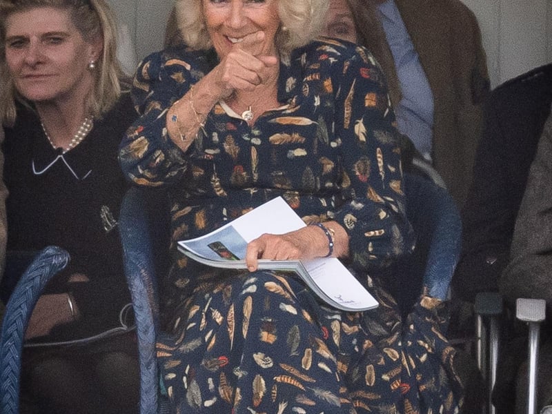 Queen Camilla during the Braemar Gathering