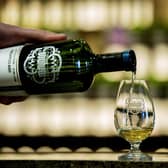 A glass of whisky being poured at the Scotch Malt Whisky Society, Bath Street, Glasgow. Picture: Peter Sandground
