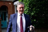 Britain's Labour Party leader Keir Starmer leaves his home in London. Picture: Tolga Akman/AFP via Getty Images