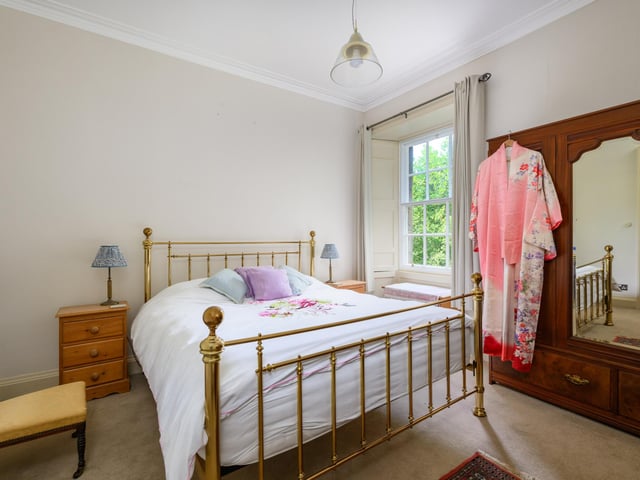 A glimpse inside one of the five bedrooms