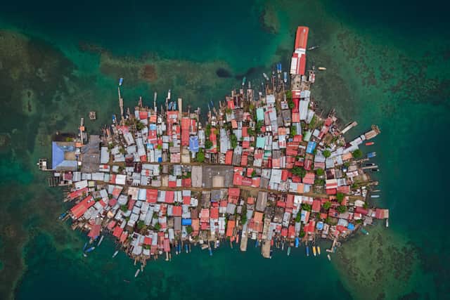 Rising sea levels are just one of a myriad of problems caused by climate change, in this case for Gardi Sugdub island, Panama (Picture: Adri Salido/Getty Images)