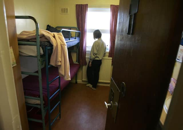 A female prisoner in a cell at Cornton Vale prison. A former governer has said the SPS must be "robust" and re-write its policy on housing transgender prisoners in order to protect single-sex spaces.