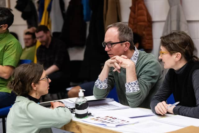 Carmen director John Fulljames in rehearsals PIC: Sally Jubb