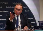 Andrew Bailey, Governor of the Bank of England, during the Bank of England Monetary Policy Report Press Conference in London. Picture: Yui Mok/PA Wire