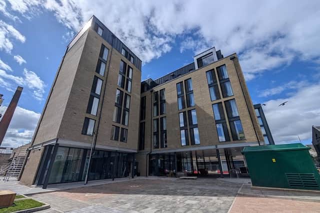 An exterior view of Parklands Dundee.