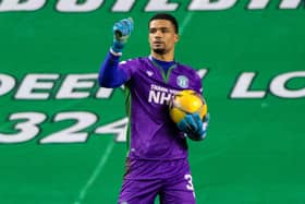 Dillon Barnes, pictured in action for Hibs against St Mirren at Easter Road, on December 23, has been recalled by QPR. (Photo by Bill Murray / SNS Group)