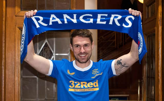 Aaron Ramsey could make his second appearance for Rangers against Hibs.