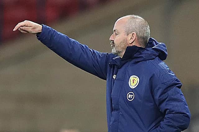Scotland manager Steve Clarke during the win over Czech Republic last month. He wants his side to keep progressing (Photo by Ian MacNicol/Getty Images)