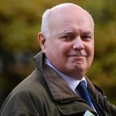 Former Conservative leader Iain Duncan Smith has spoken out against the cut in Universal Credit saying it will 'damage living standards, health and opportunities' for those most in need (Picture: Daniel Leal-Olivas/AFP via Getty Images)