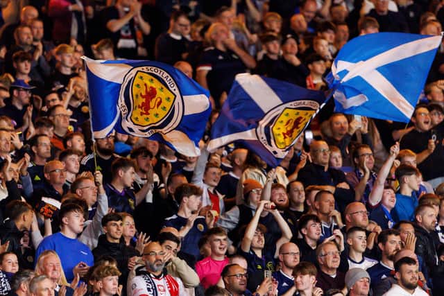 Scotland fans at Hampden Park