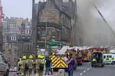 Images from the area on Tuesday morning showed smoke pouring from a branch of Patisserie Valerie, next door to the Elephant House cafe