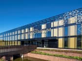 The new National Robotarium building sits on the Heriot-Watt University campus site.