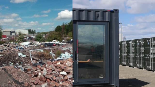 Before the site at Myregormie Place in Kirkcaldy was previously dubbed 'Fife's worst fly-tipping site' however now it has been fully transformed by new owner North Star Storage (Photo: North Star Storage).