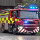 Flames engulfed the historic former convent on Corbelly Hill.