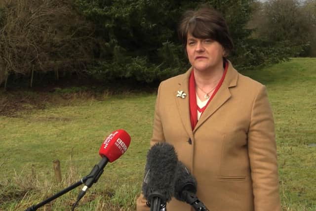 Northern Ireland's First Minister Arlene Foster. Picture: Cate McCurry/PA Wire
