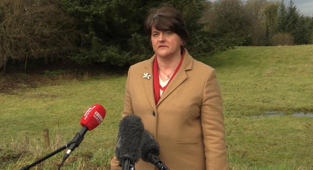 Northern Ireland's First Minister Arlene Foster. Picture: Cate McCurry/PA Wire