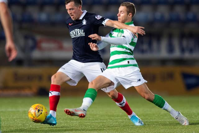 Falkirk playing against Celtic colts in the Challenge Cup second round in 2019. Picture: SNS