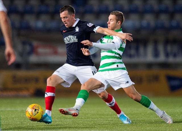 Falkirk playing against Celtic colts in the Challenge Cup second round in 2019. Picture: SNS