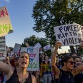 Protesters gather outside the US Supreme Court in the wake of its decision to overturn the landmark Roe v Wade ruling on abortion (Picture: Tasos Katopodis/Getty Images)