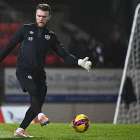 Zander Clark impressed in his first Hearts start against his former club. (Photo by Paul Devlin / SNS Group)