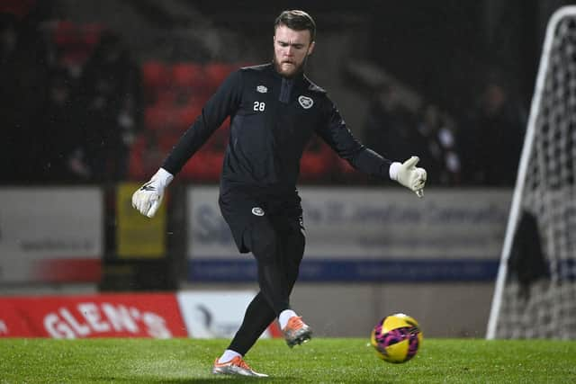 Zander Clark impressed in his first Hearts start against his former club. (Photo by Paul Devlin / SNS Group)