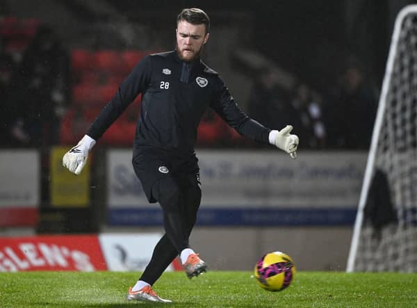 Zander Clark impressed in his first Hearts start against his former club. (Photo by Paul Devlin / SNS Group)