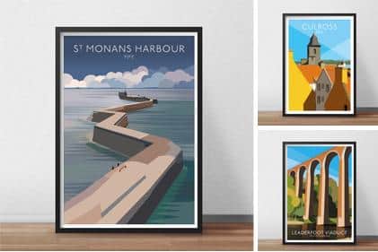More examples of the firm's illustrations, which are designed and printed in Scotland. Picture: John Park.