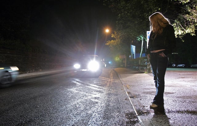 Women involved in selling or exchanging sex are more vulnerable to encountering assault and violence (Picture: Carl de Souza/AFP via Getty Images)