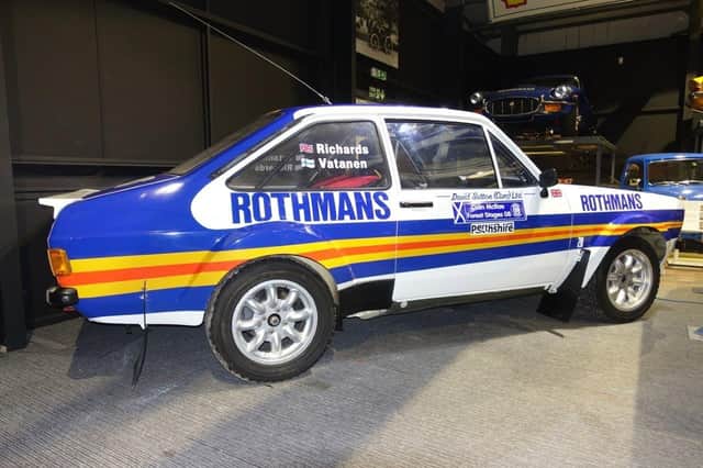 Rally winning Ford Escort RS1800 as driven by Ari Vatanen/Dave Richards