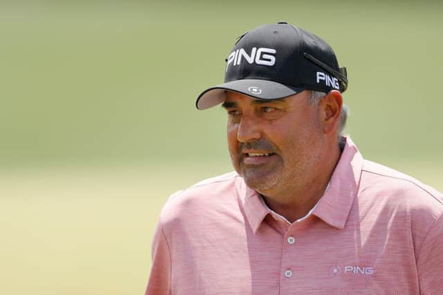Angel Cabrera of Argentina pictured during the 2019 Masters at Augusta National Golf Club. Picture: by Kevin C. Cox/Getty Images.