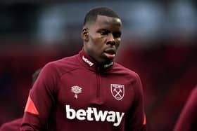 File photo dated 22-01-2022 of West Ham United's Kurt Zouma who remains available for selection for West Ham’s Premier League trip to Leicester on Sunday, manager David Moyes has said. Issue date: Friday February 11, 2022.