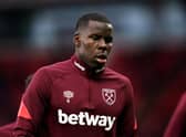 File photo dated 22-01-2022 of West Ham United's Kurt Zouma who remains available for selection for West Ham’s Premier League trip to Leicester on Sunday, manager David Moyes has said. Issue date: Friday February 11, 2022.