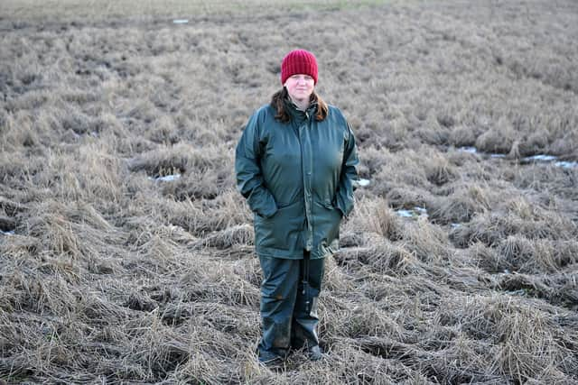 Margaret Cook, a farmer who rents a section of land on Myrehead Farm which was ruined by Union Canal breach speaks out against the 'lack of support' from Scottish Canals.