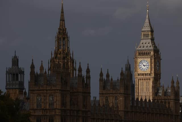 A general view of the Houses of Parliament,