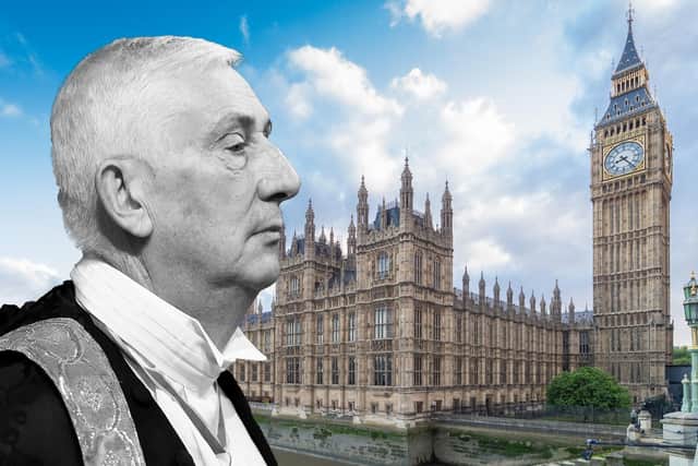 House of Commons Speaker Sir Lindsay Hoyle apologised after overturning convention on an SNP motion brought by the SNP on a ceasefire in Gaza. Credit: Getty/Adobe/Kim Mogg