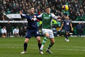 Josh Campbell was impressive once more for HIbs. (Photo by Ross Parker / SNS Group)