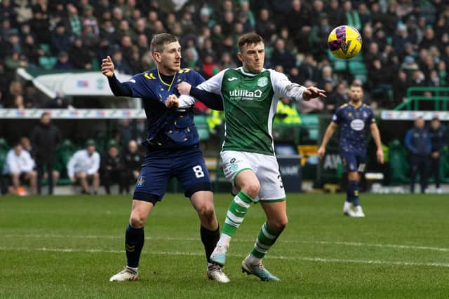 Josh Campbell was impressive once more for HIbs. (Photo by Ross Parker / SNS Group)