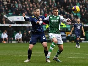 Josh Campbell was impressive once more for HIbs. (Photo by Ross Parker / SNS Group)
