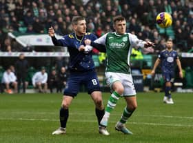 Josh Campbell was impressive once more for HIbs. (Photo by Ross Parker / SNS Group)