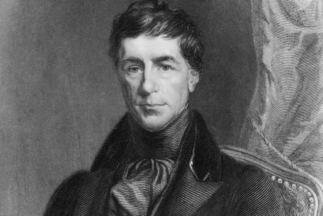 The Right Honourable Lord Henry Brougham (1778 - 1868) 1st Baron or Brougham and Vaux and Lord Chancellor (1830 - 1834). Image drawn by J Stewart and engraved by H Robinson in 1844. (Photo by HultonArchive/Getty Images)