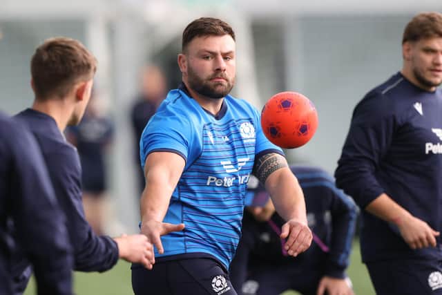 Rory Sutherland trained with Scotland at Oriam last week. (Photo by Craig Williamson / SNS Group)