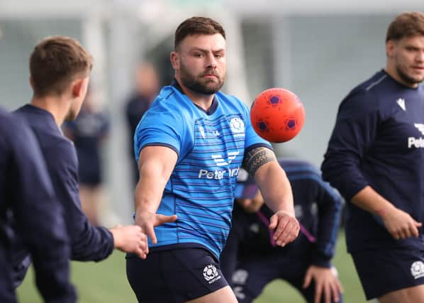 Rory Sutherland trained with Scotland at Oriam last week. (Photo by Craig Williamson / SNS Group)