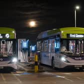 First Glasgow, which has ordered dozens of electric buses, said capping fares at £2 would mean passengers paying more for shorter journeys. Picture: First Glasgow