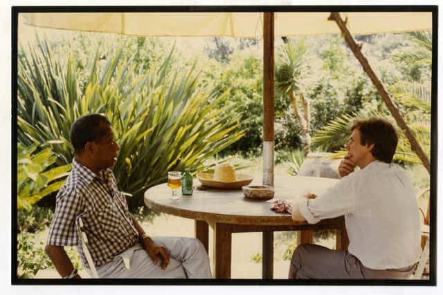 James Campbell with James Baldwin
