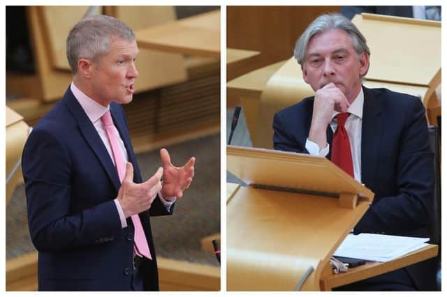 Willie Rennie and Richard Leonard have called on the FM and PM to co-operate.