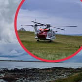 A group of children were saved by a surfer after being swept out to sea at Culla Bay, Isle of Benbecula (HM Coastguard Benbecula).