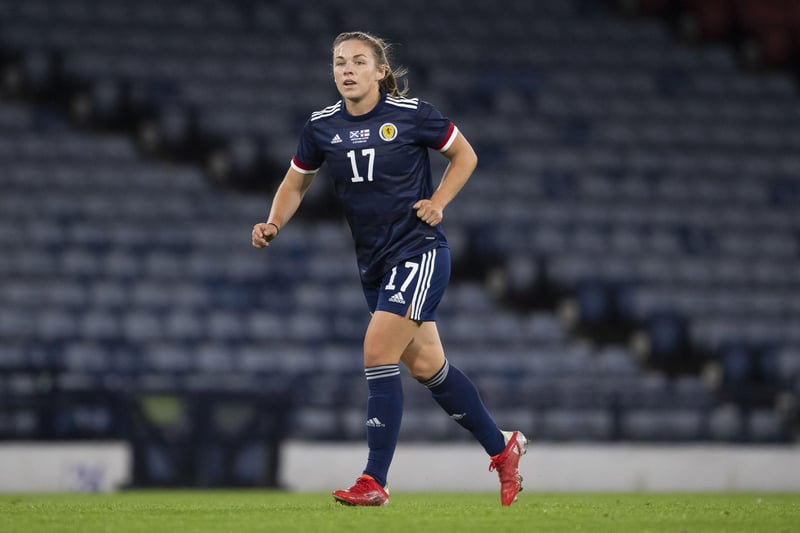 The Aston Villa star has had an outstanding season for her club side and was Scotland's most promising attacker and asked multiple questions of the Australian defence.