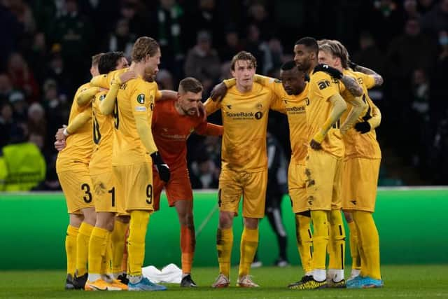 Bodo/Glimt players lead 3-1 from the first leg but Celtic won't take part in any Norwegian training sessions before the match  (Photo by Craig Foy / SNS Group)