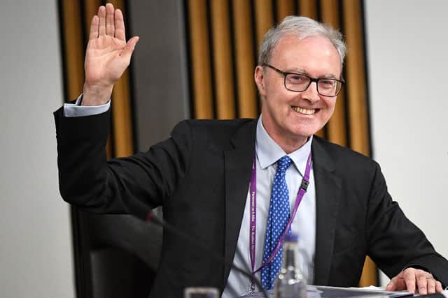 James Wolffe giving evidence to the Holyrood inquiry into the handling of harassment allegations against former first minister Alex Salmond. Picture: Jeff J Mitchell/Getty Images