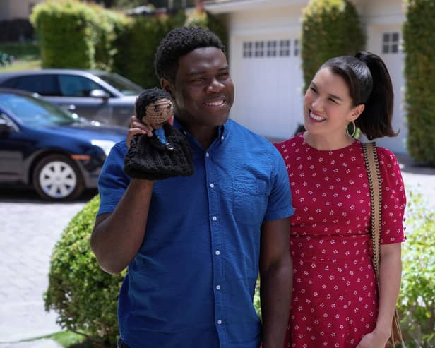 Sam Richardson and Zoë Chao get involved in The Afterparty chaos (Picture: Apple TV+)